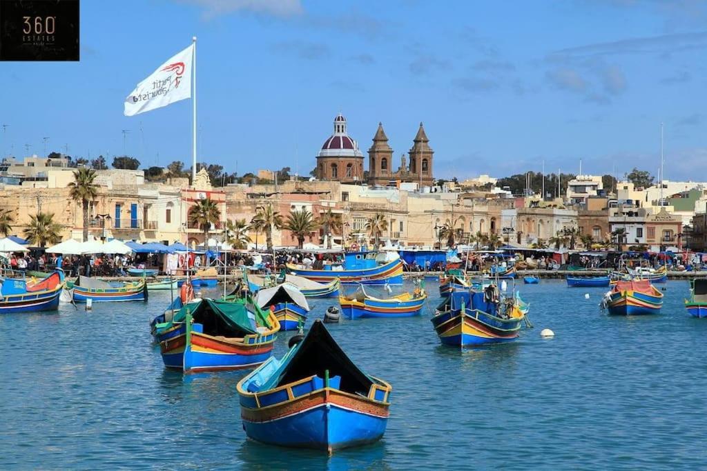 Modern 2Br Apt In The Quaint Village Of Marsaskala & Ac By 360 Estates Ngoại thất bức ảnh